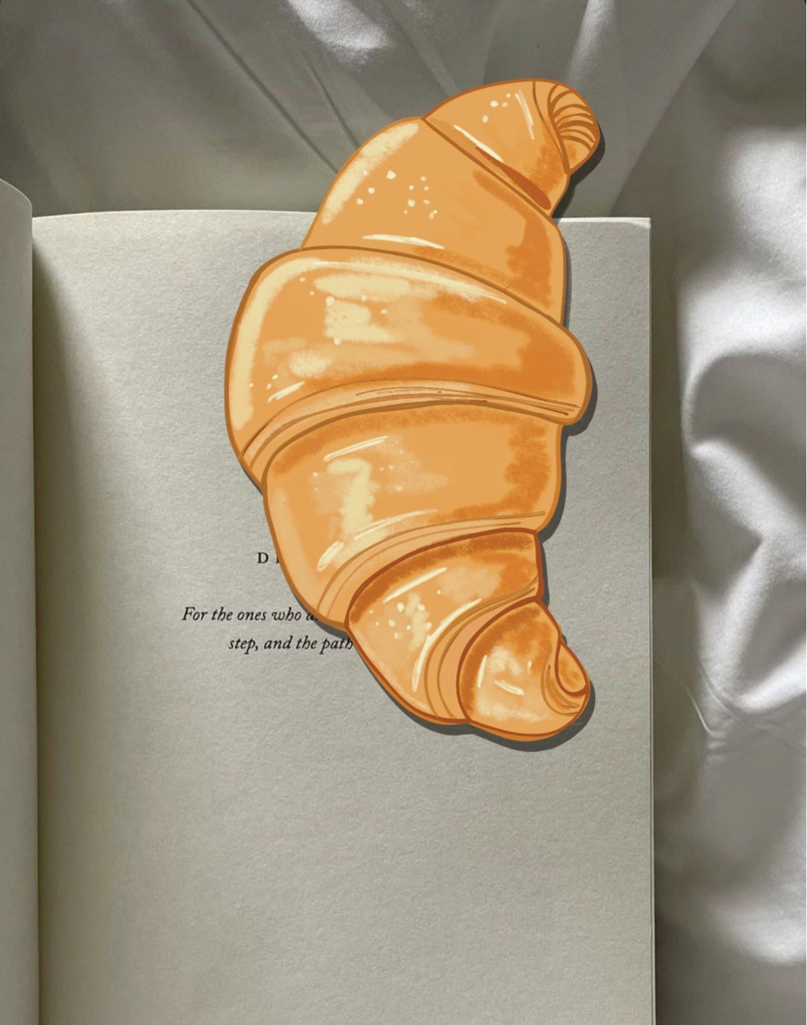 3D Croissant Bookmark