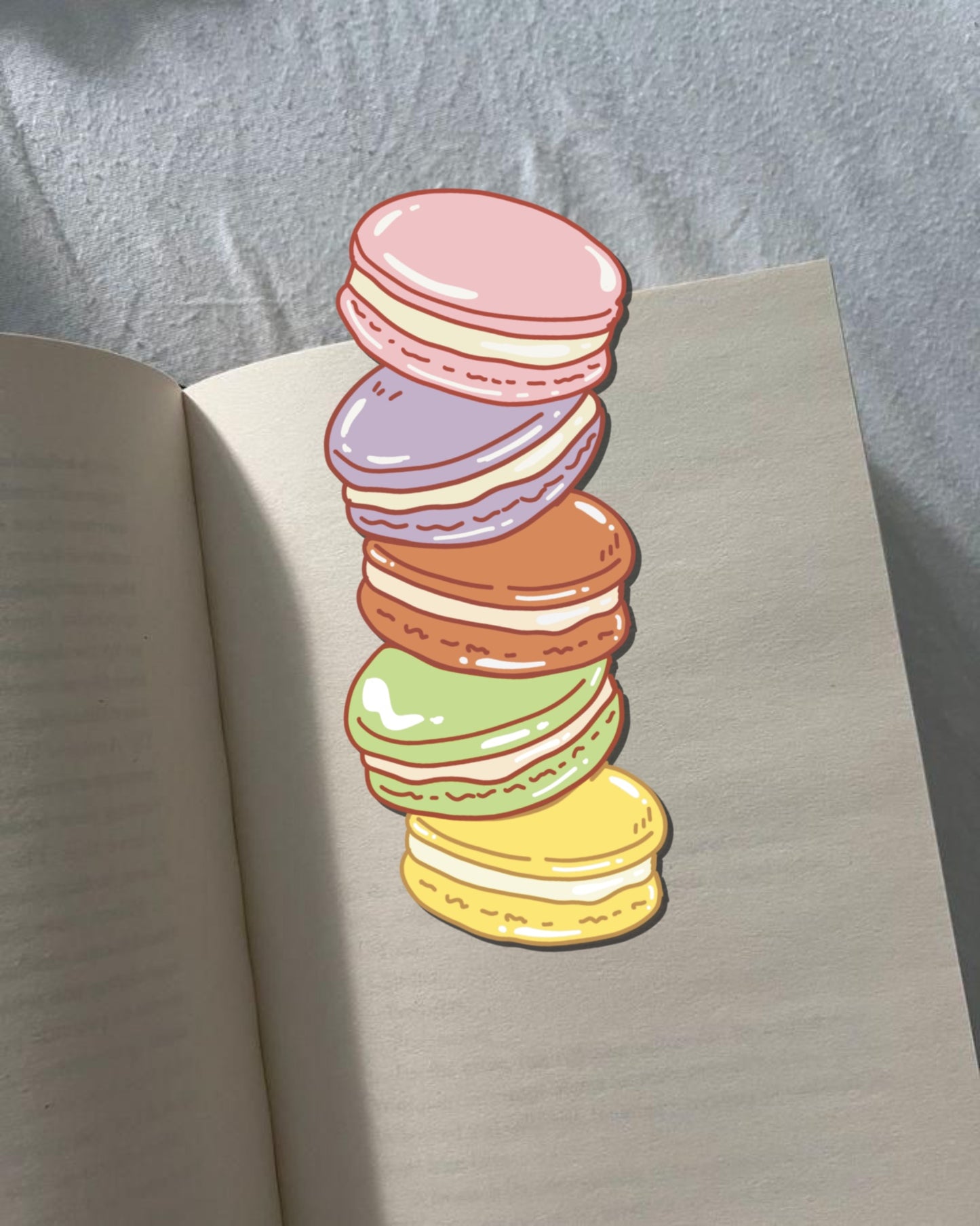 3D set of macaroons Bookmark