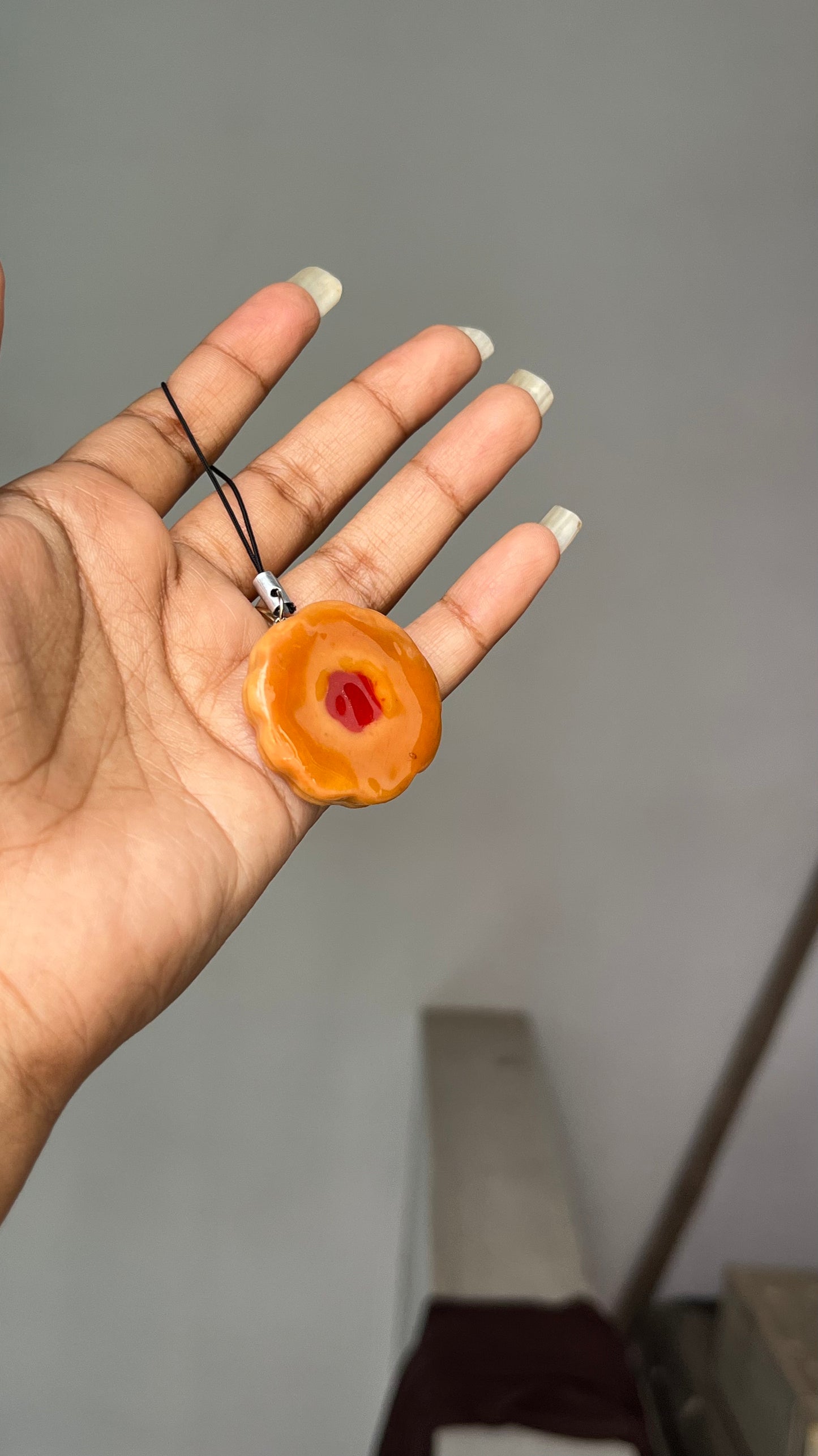 cherry filling biscuit charm