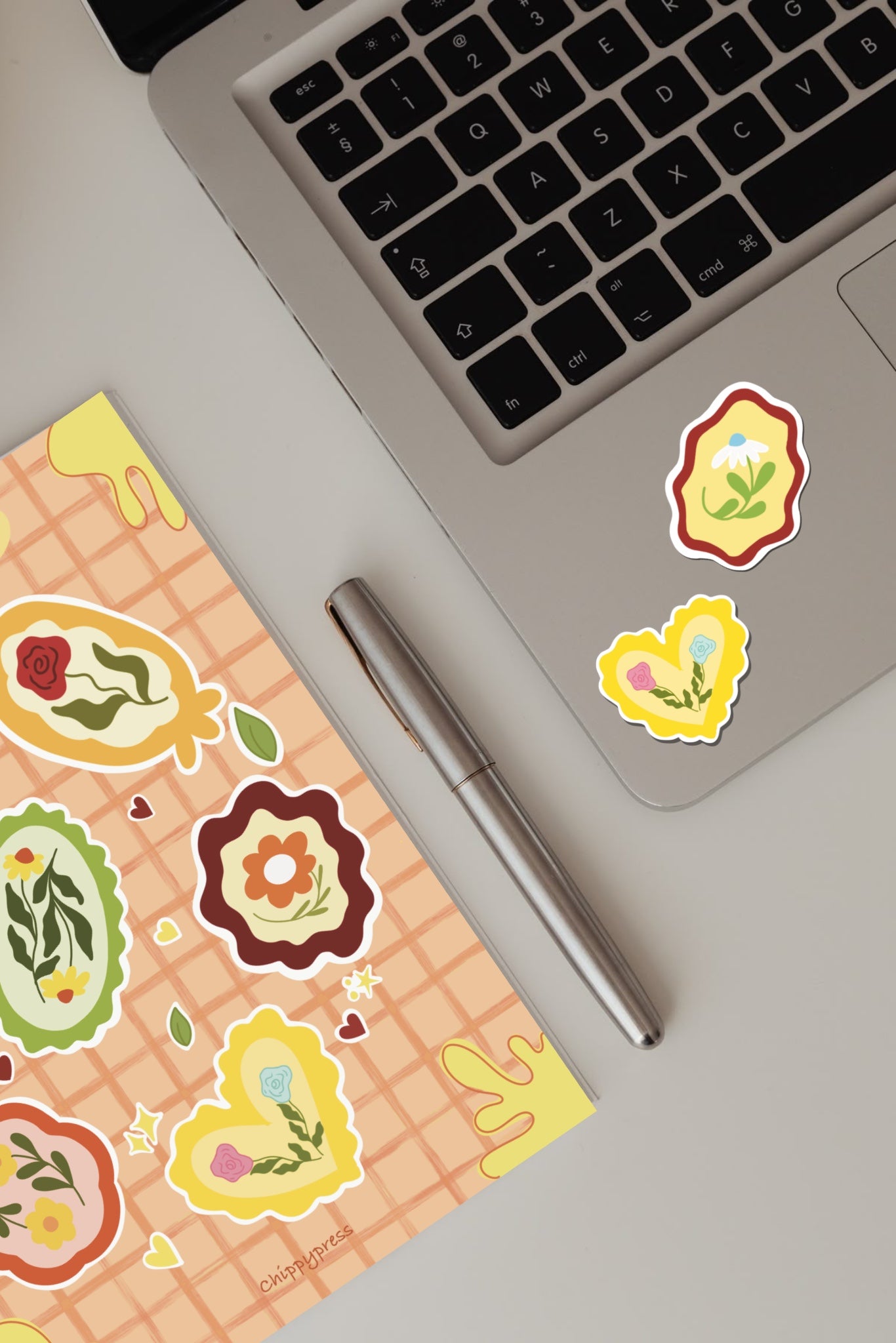 Abstract frames stickers sheet