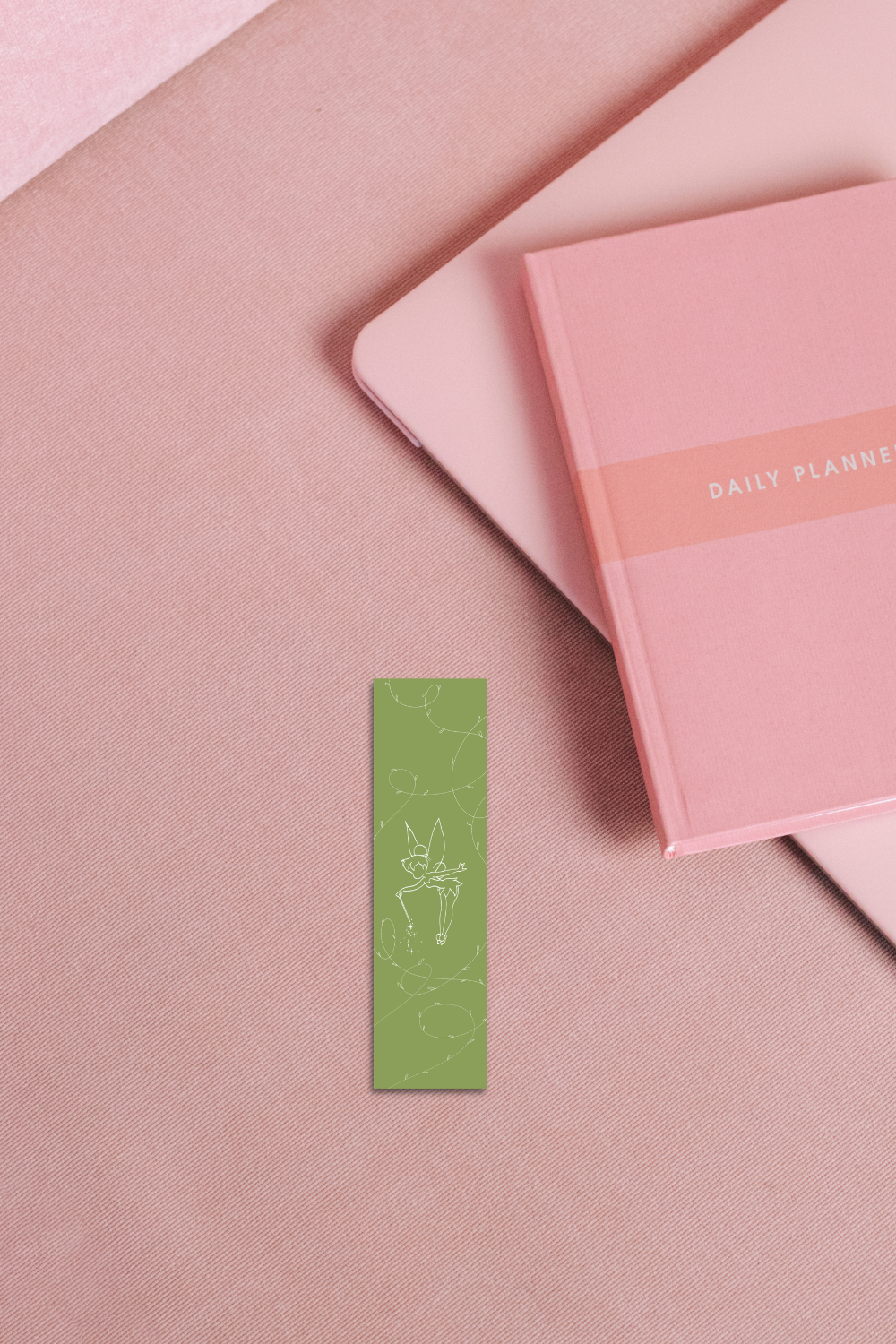 Tinker bell line art magnetic Bookmark
