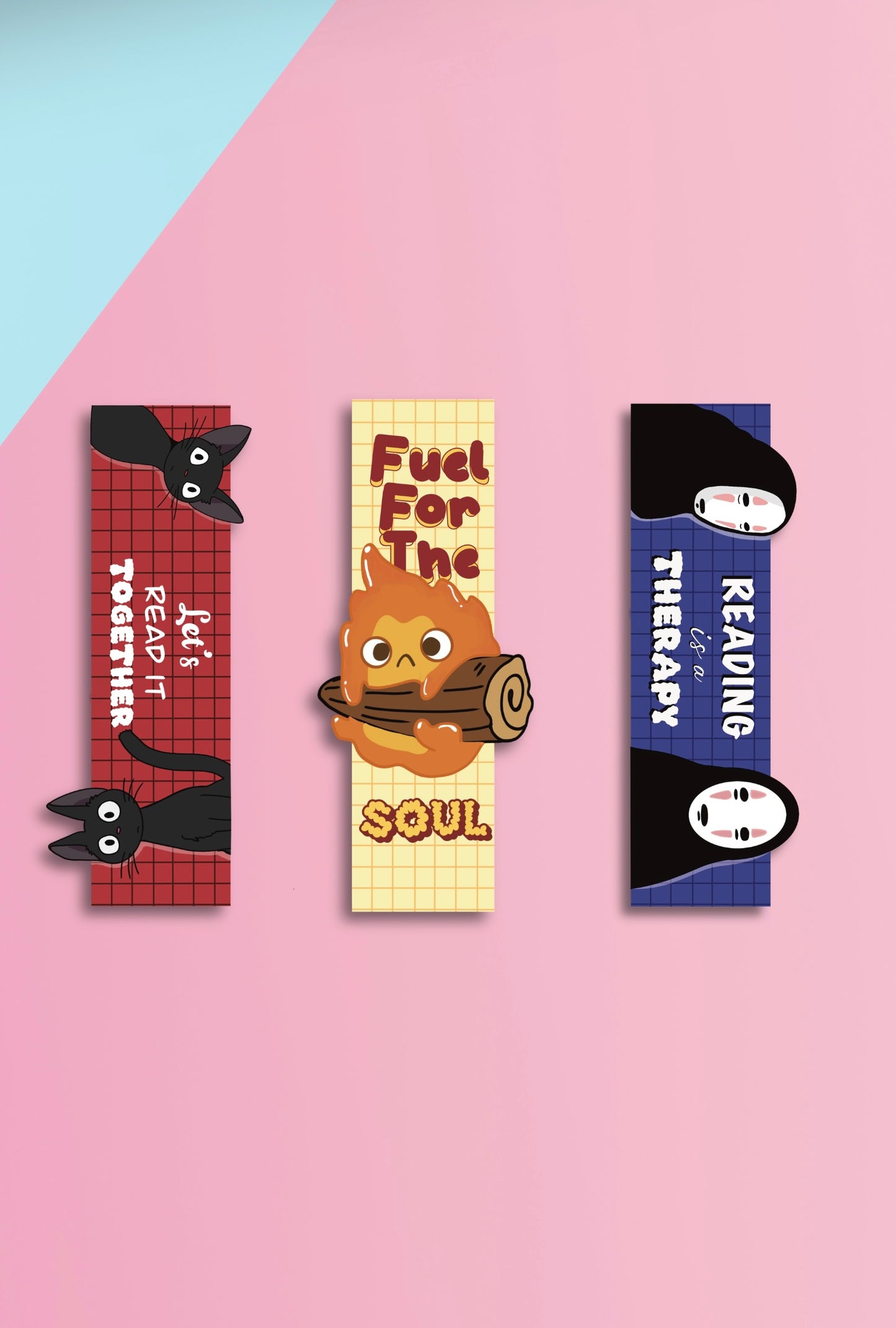 Cute and Cozy Set of 3 Magnetic Bookmarks