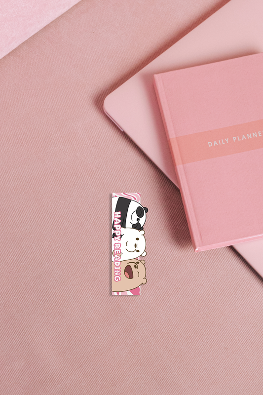 3 Bear friends Magnetic Bookmark