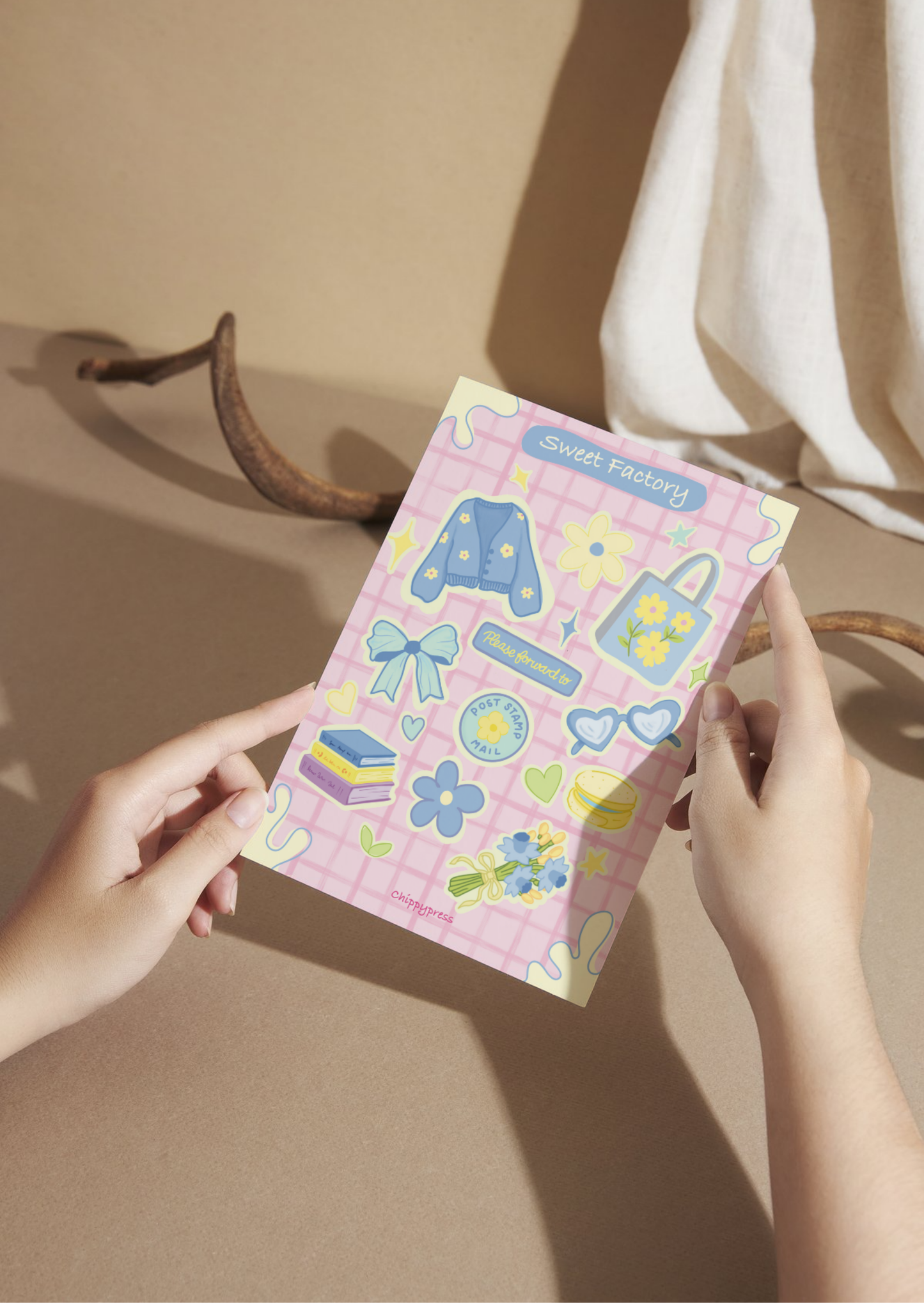 Sweet factory sticker sheet
