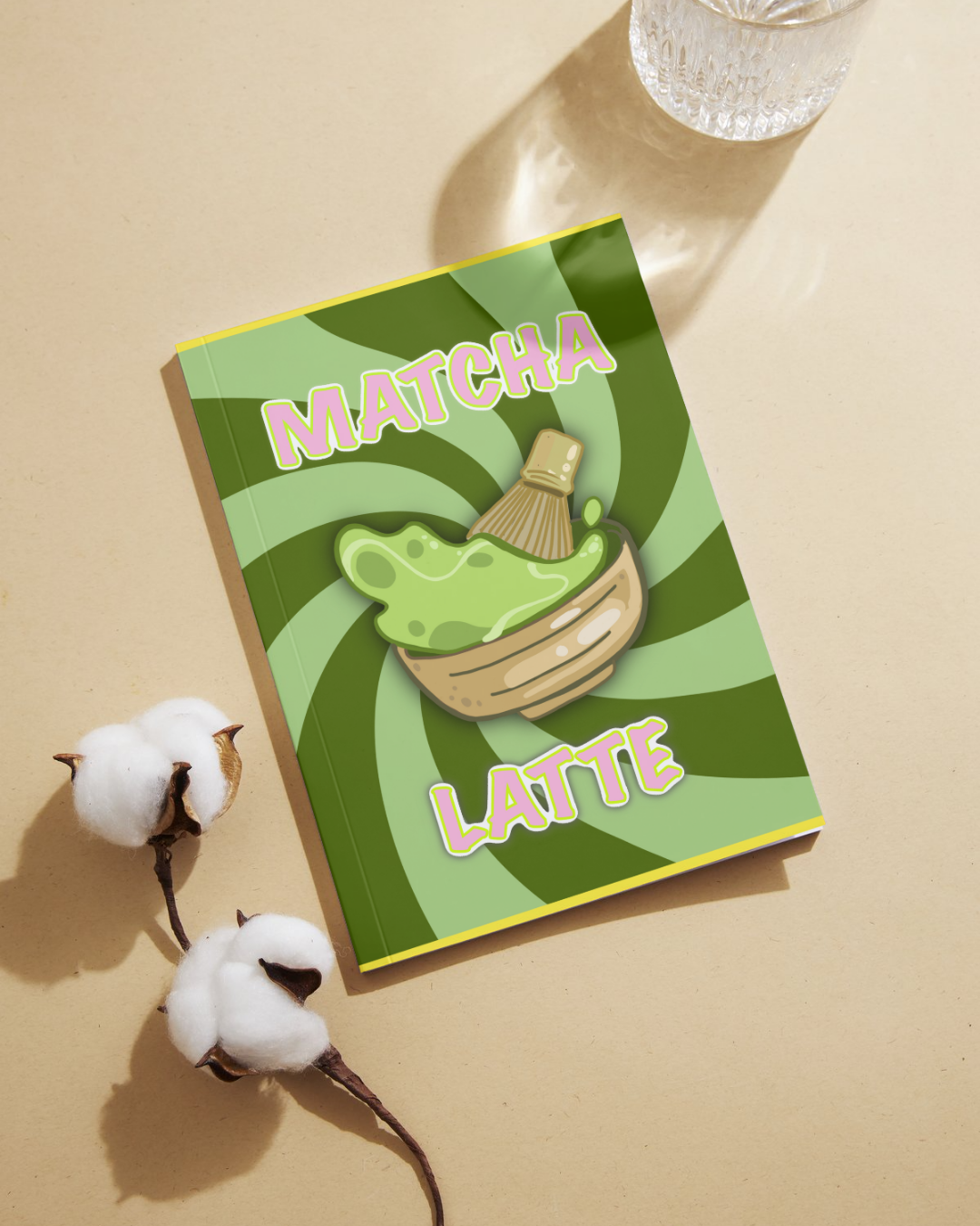 Matcha latte poster