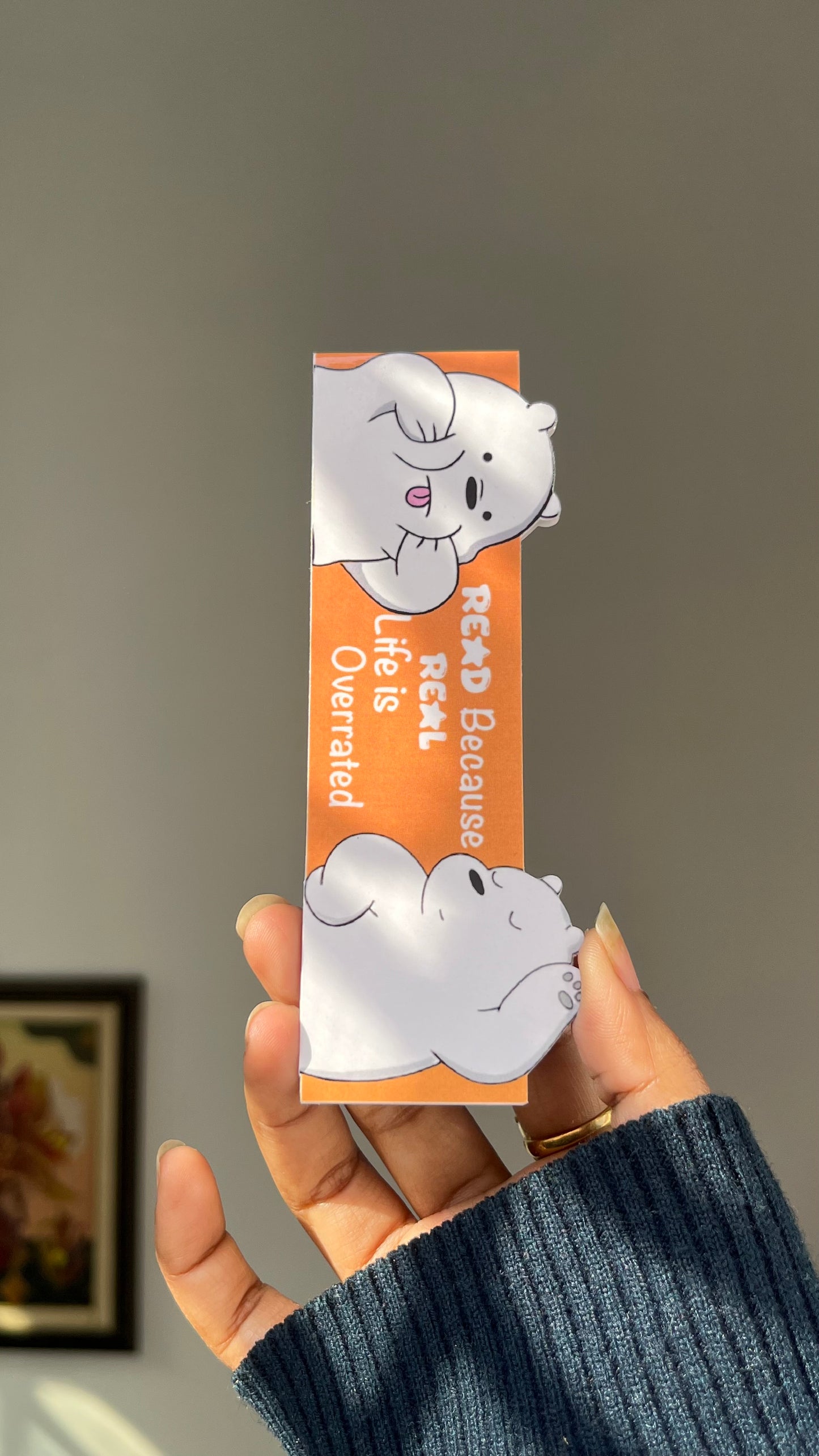 Polar Bear Magnetic Bookmark