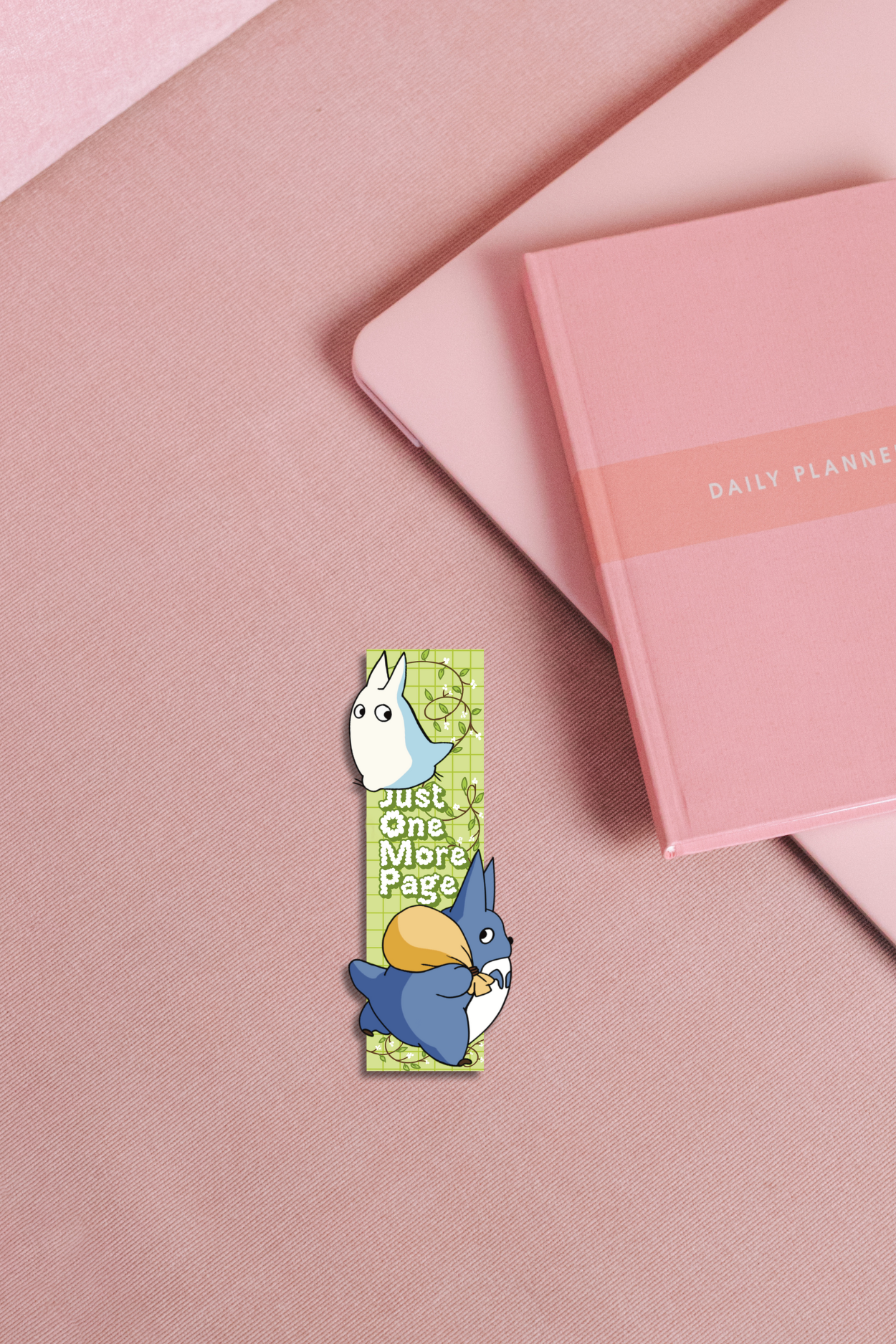 Totoro's just one more page Magnetic Bookmark