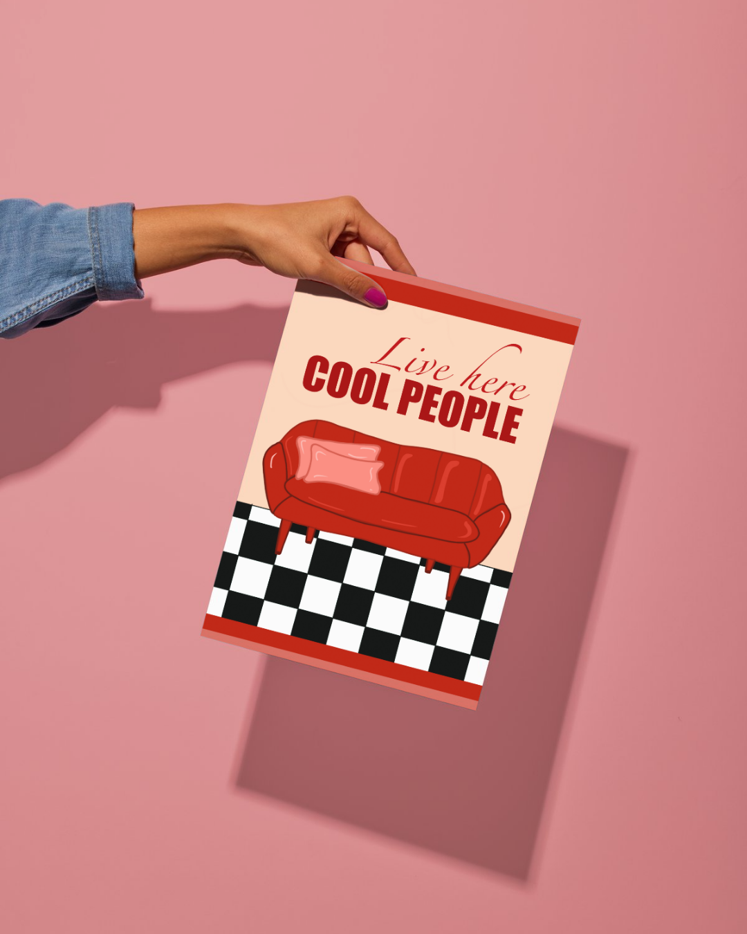 cool people vibe poster