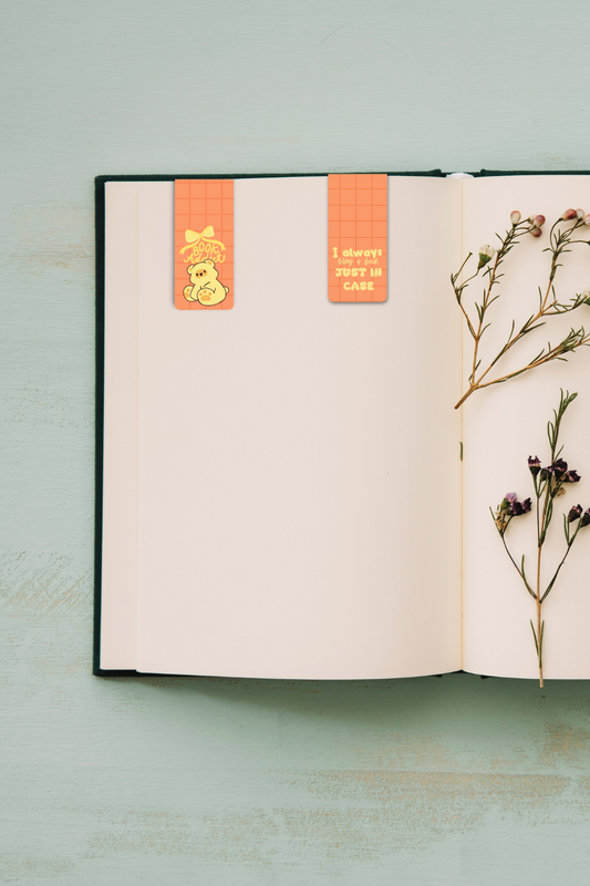 Book Addict small magnetic Bookmark
