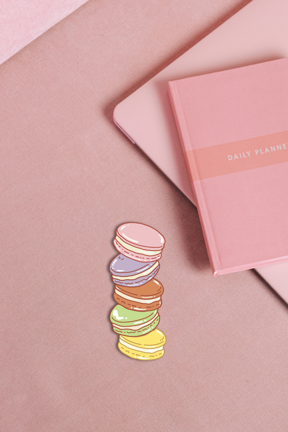 3D set of macaroons Bookmark