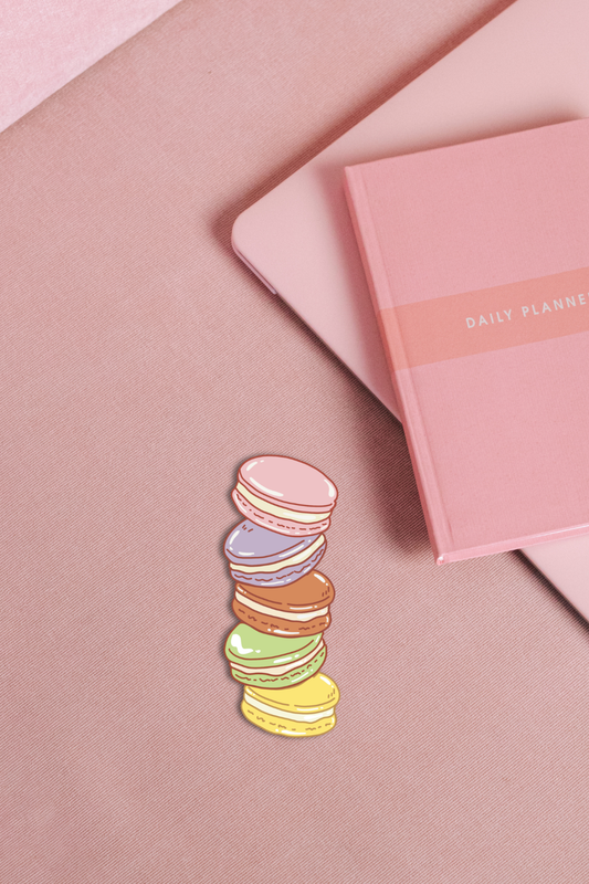 3D set of macaroons Bookmark