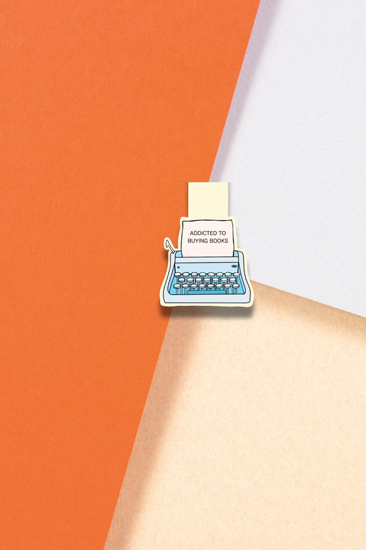 Typewriter Magnetic Bookmark