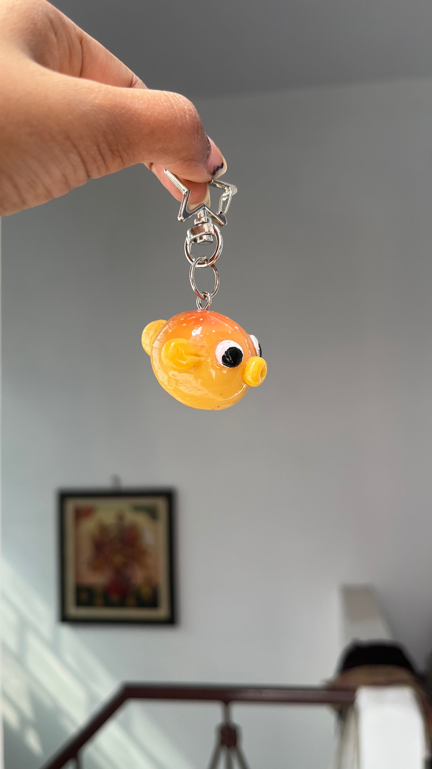 Yellow puffer fish