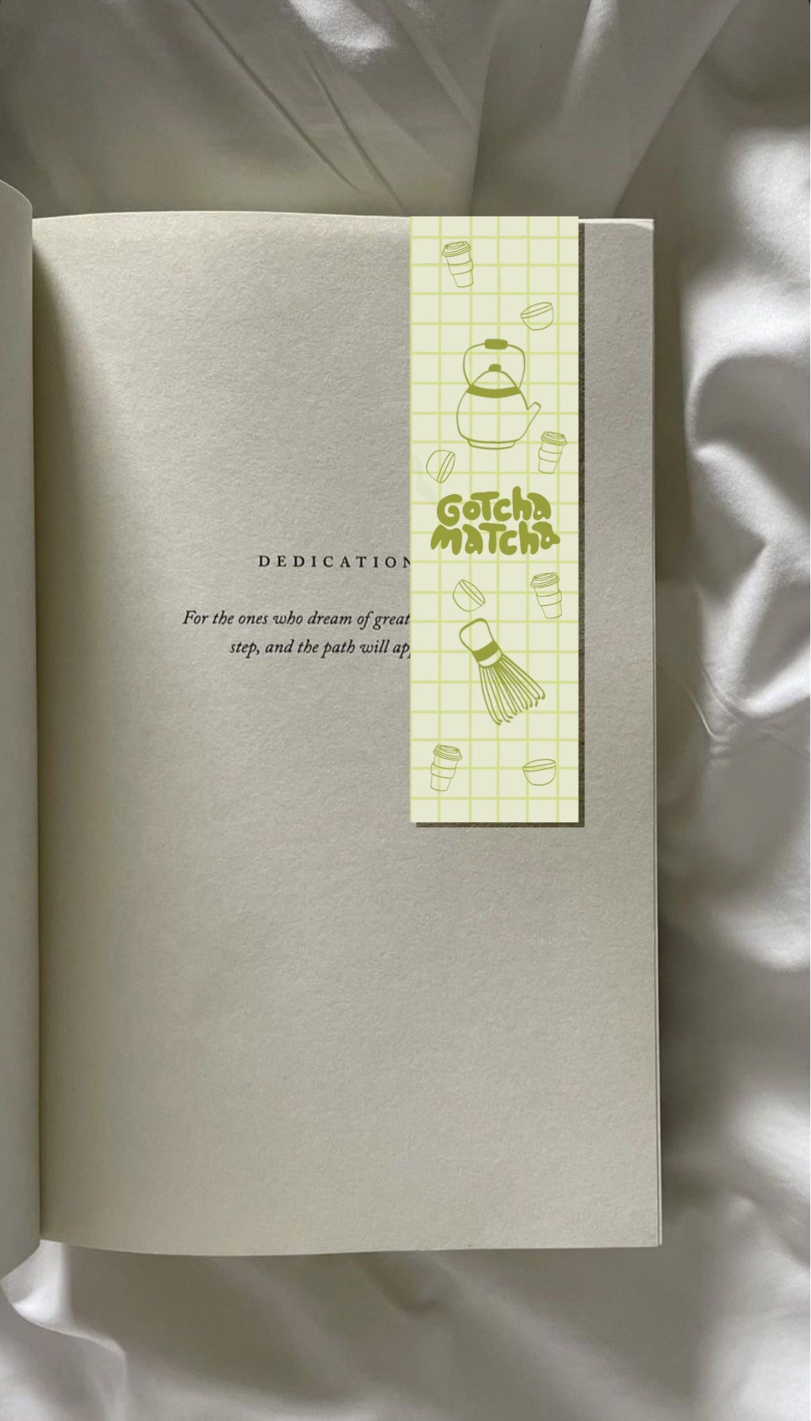 Gotcha Matcha magnetic Bookmark