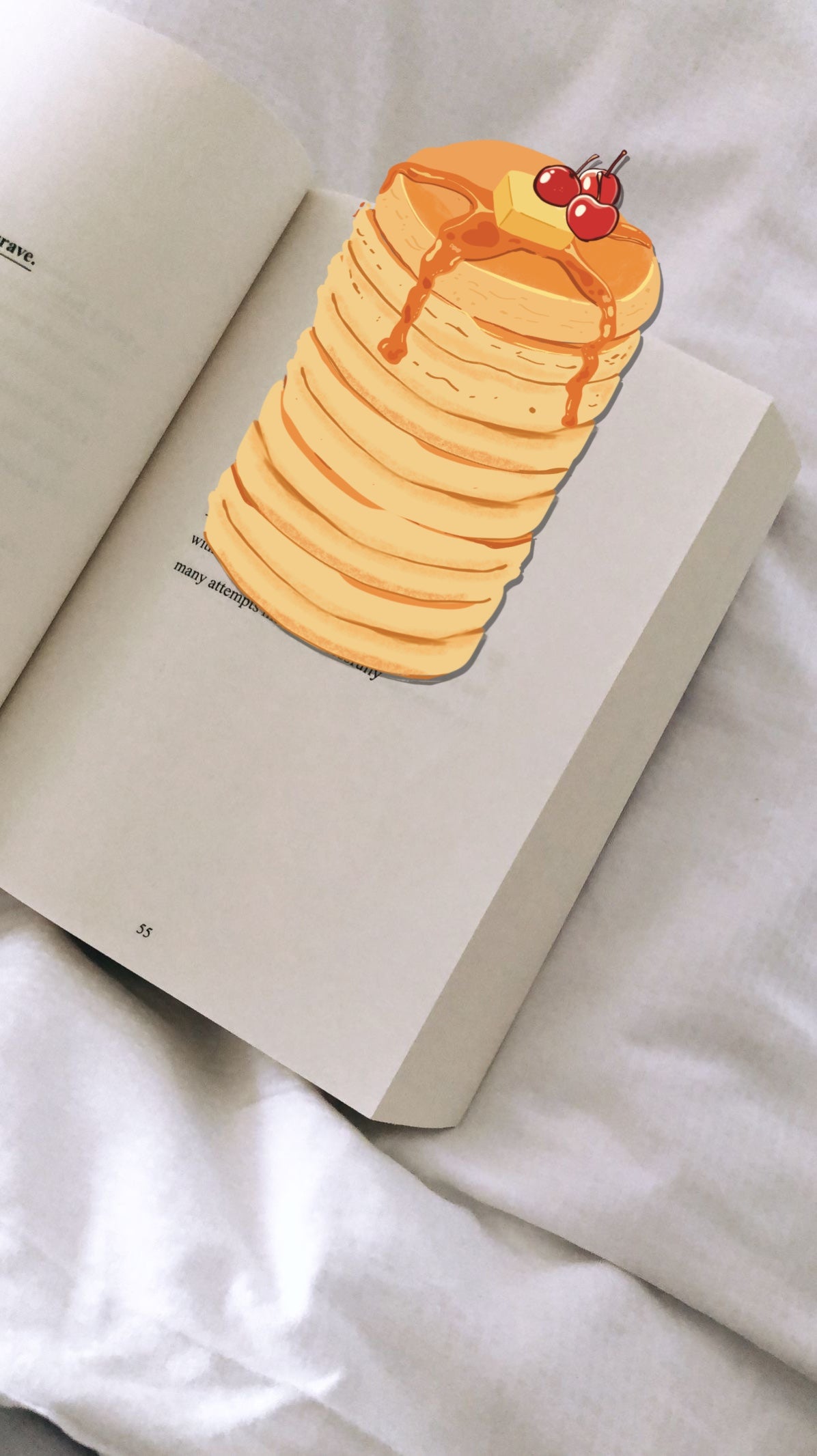 3D Pancake Bookmark