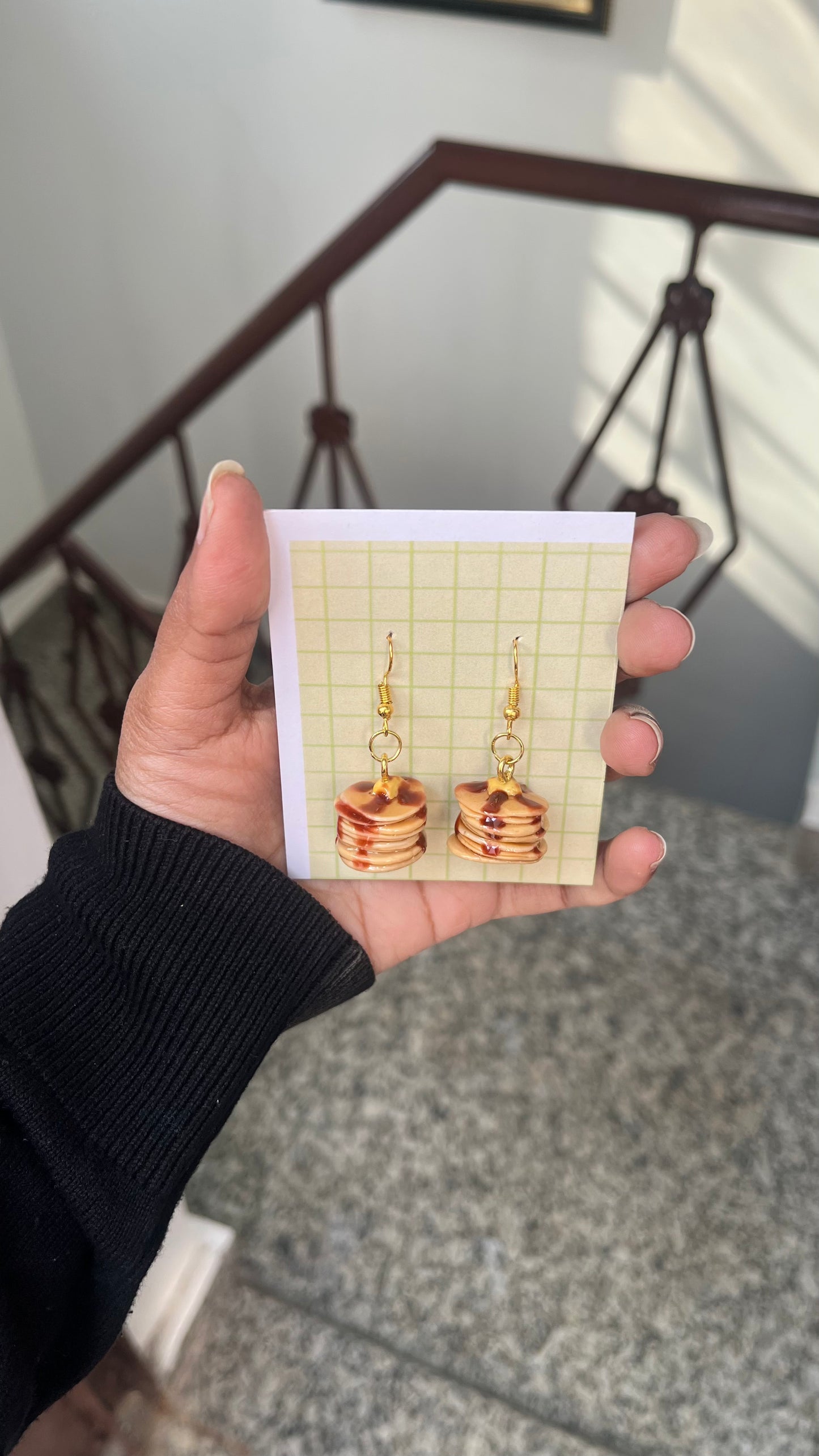 Pancake stack Earrings
