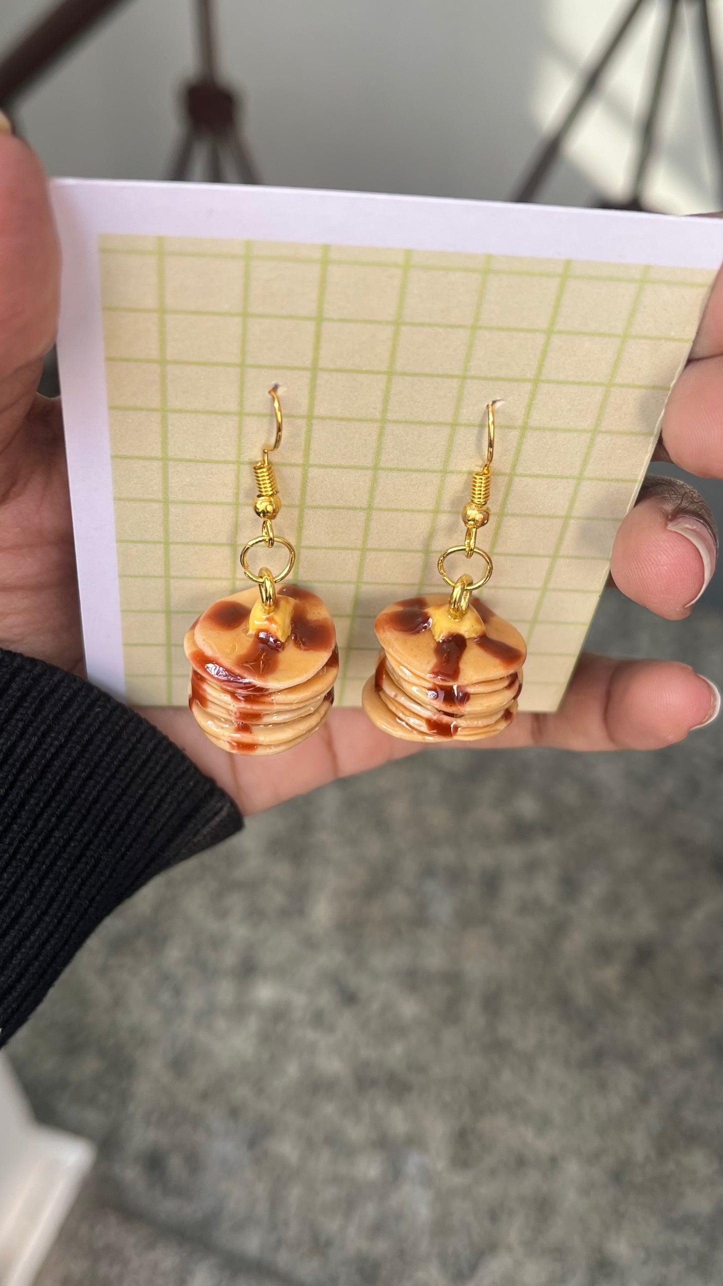 Pancake stack Earrings