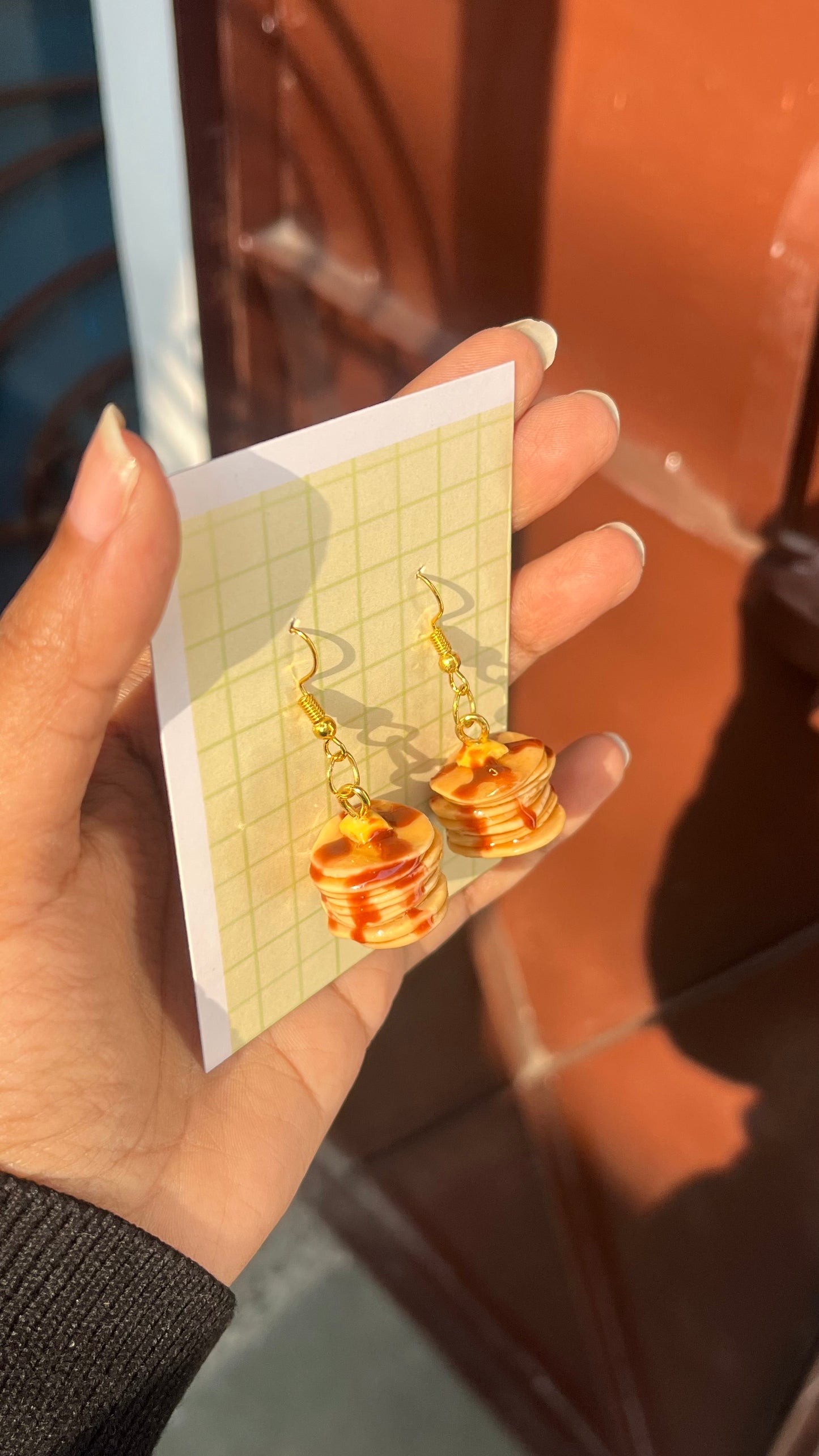 Pancake stack Earrings