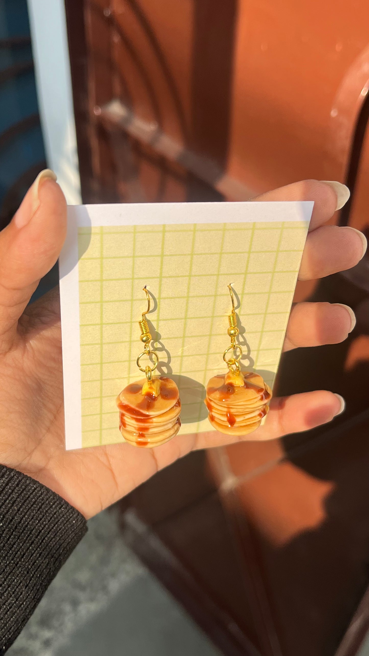 Pancake stack Earrings