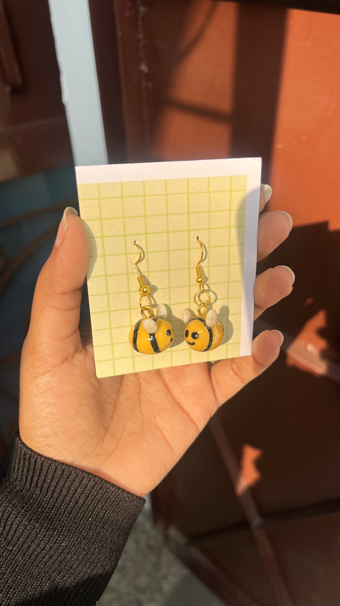 Honey Bee Earrings