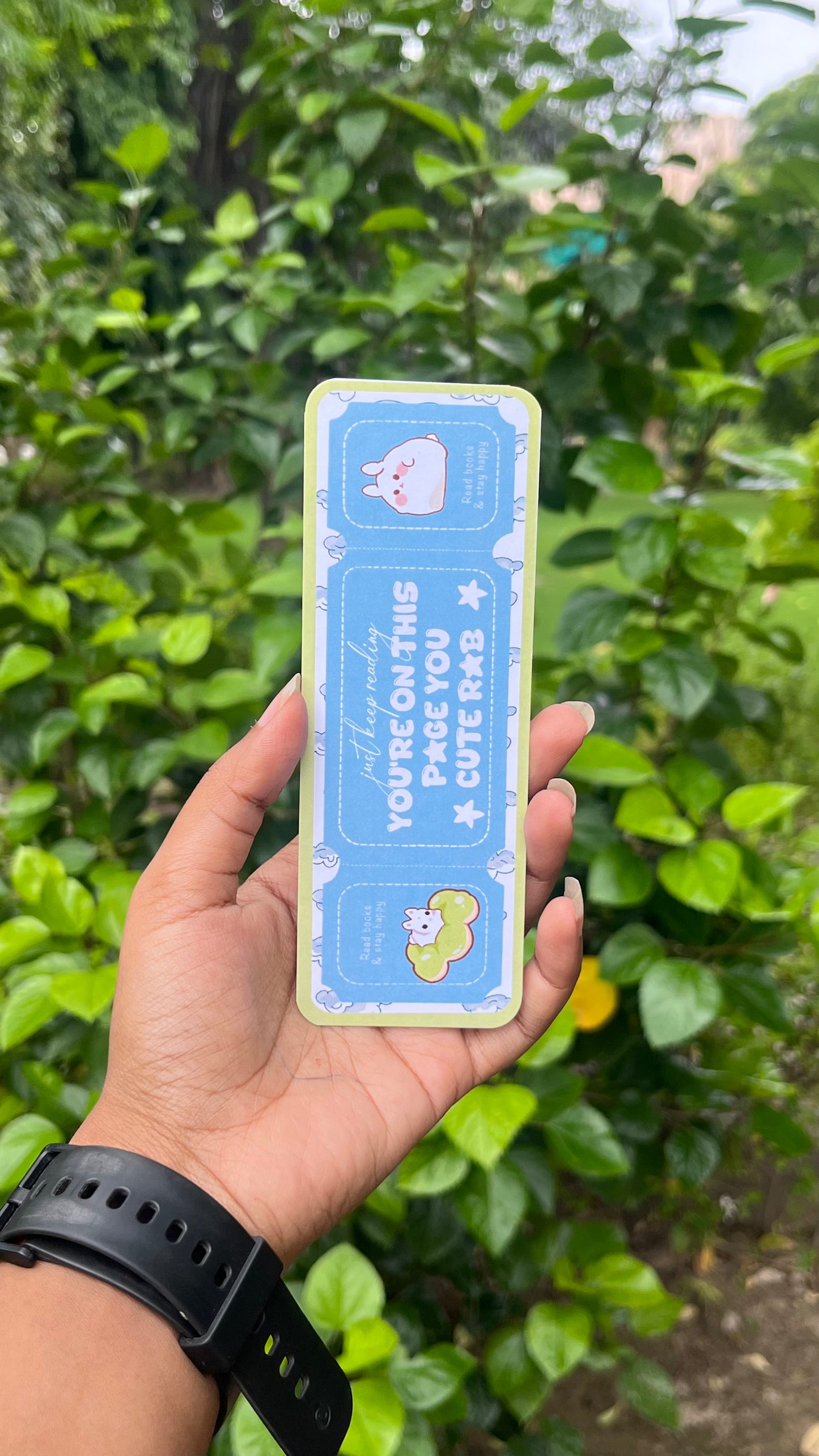 cute rabbit bookmark