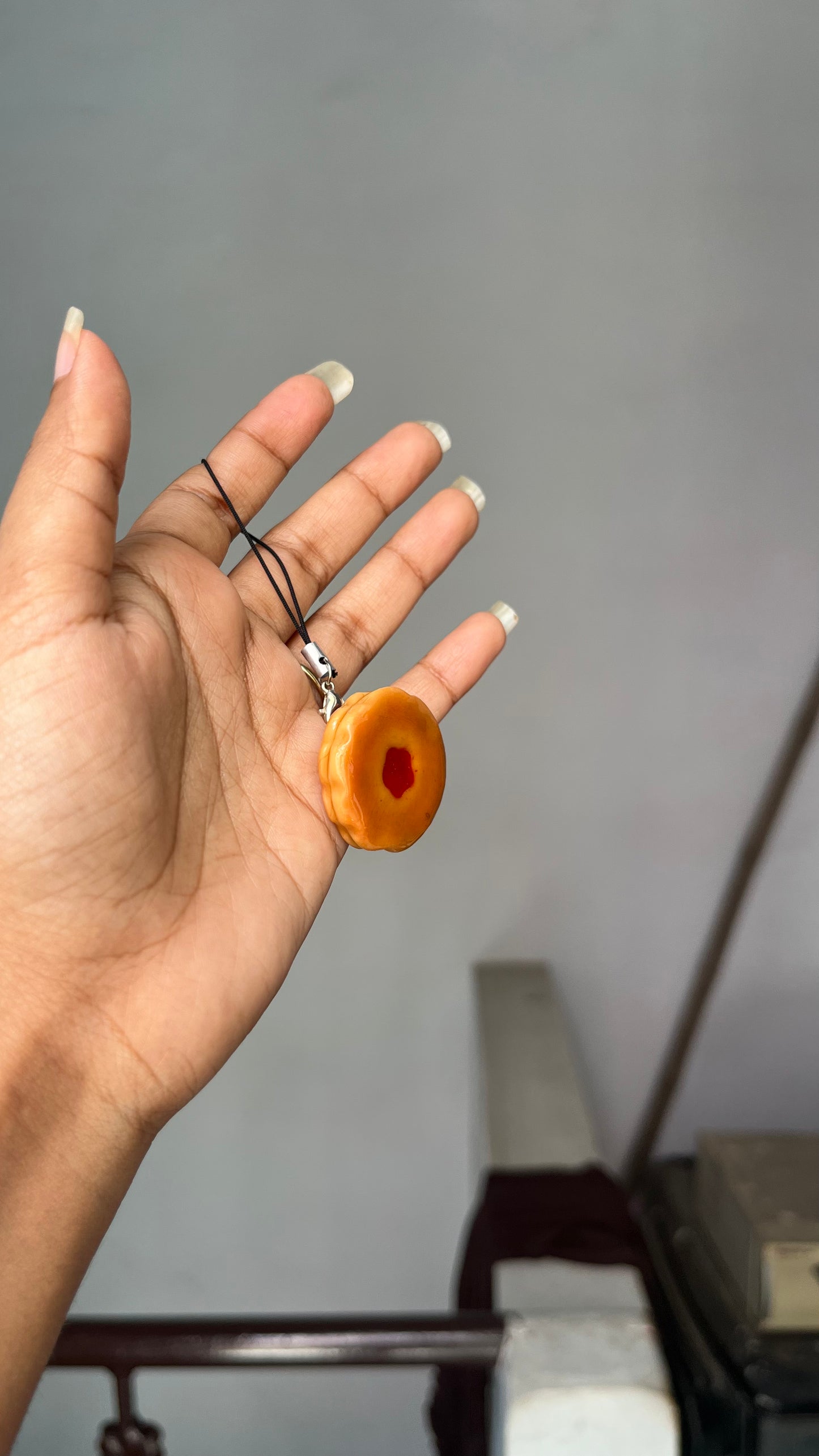 cherry filling biscuit charm