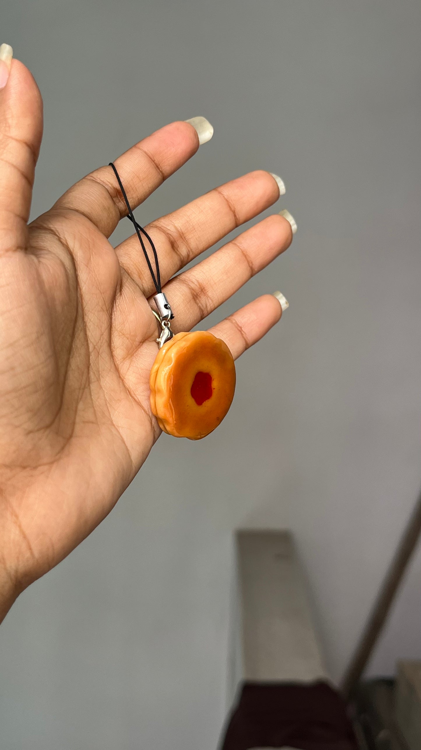 cherry filling biscuit charm