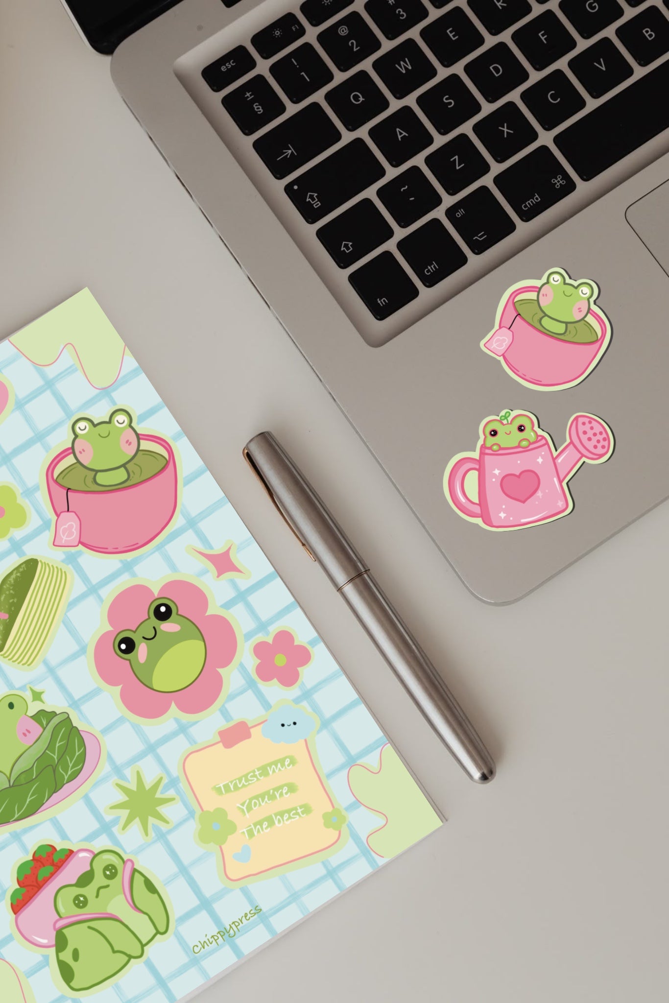 Frogy tales stickers sheet