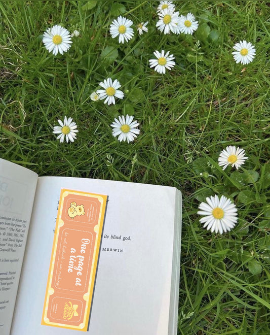 One page at a time bookmark