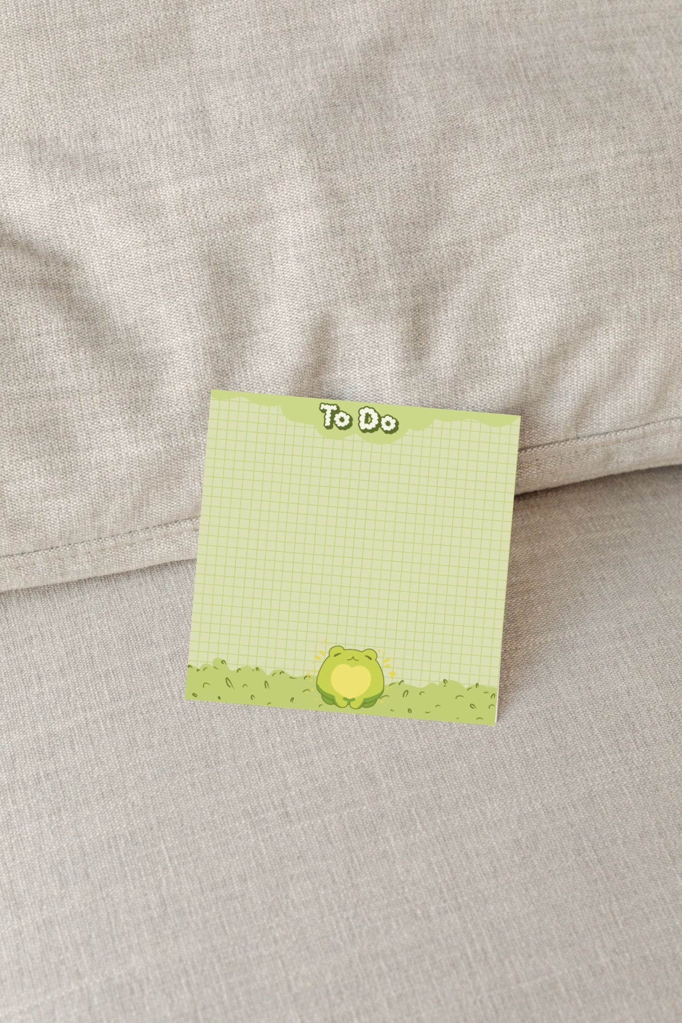 Froggy magnetic notepad