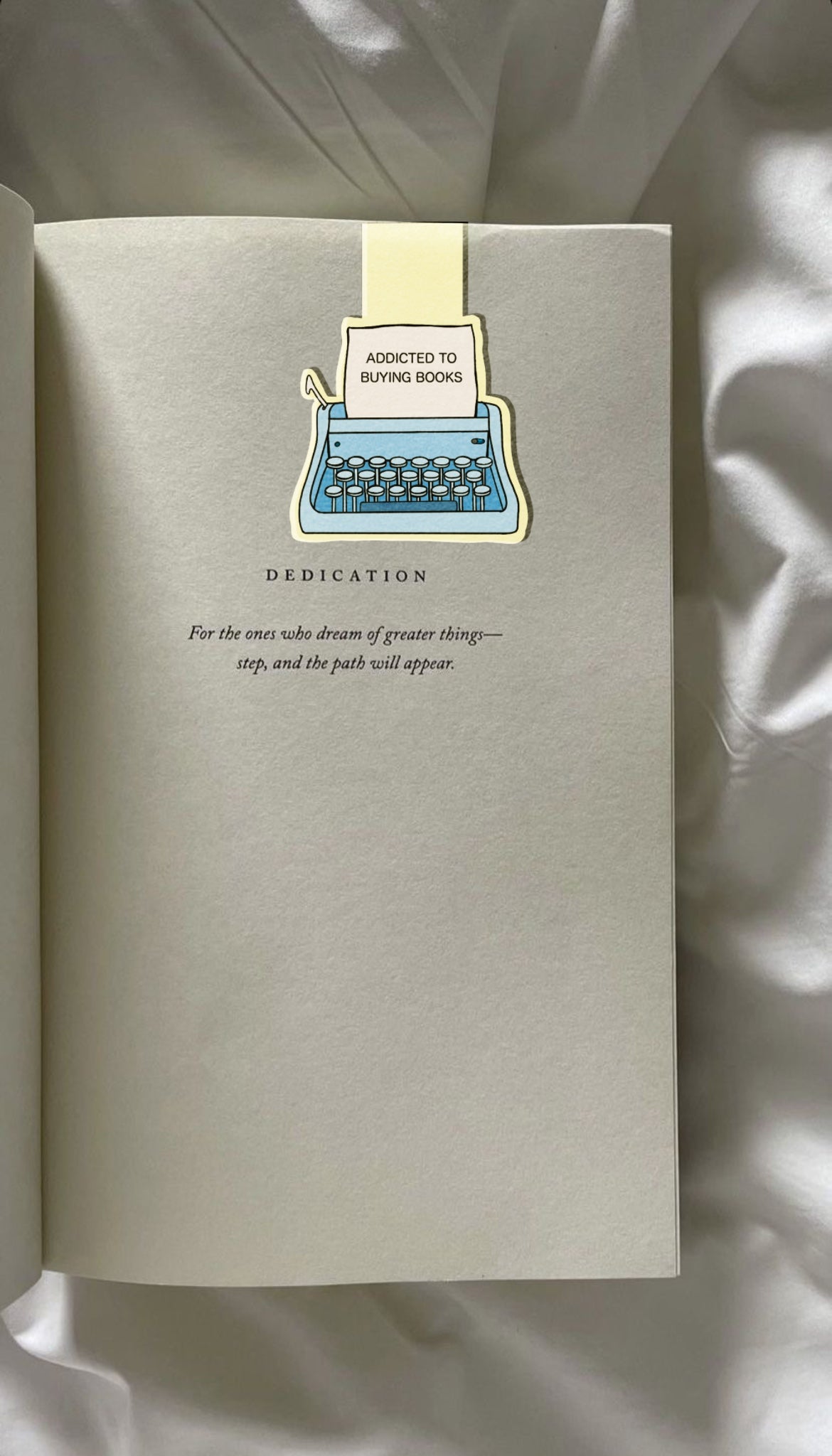 Typewriter Magnetic Bookmark
