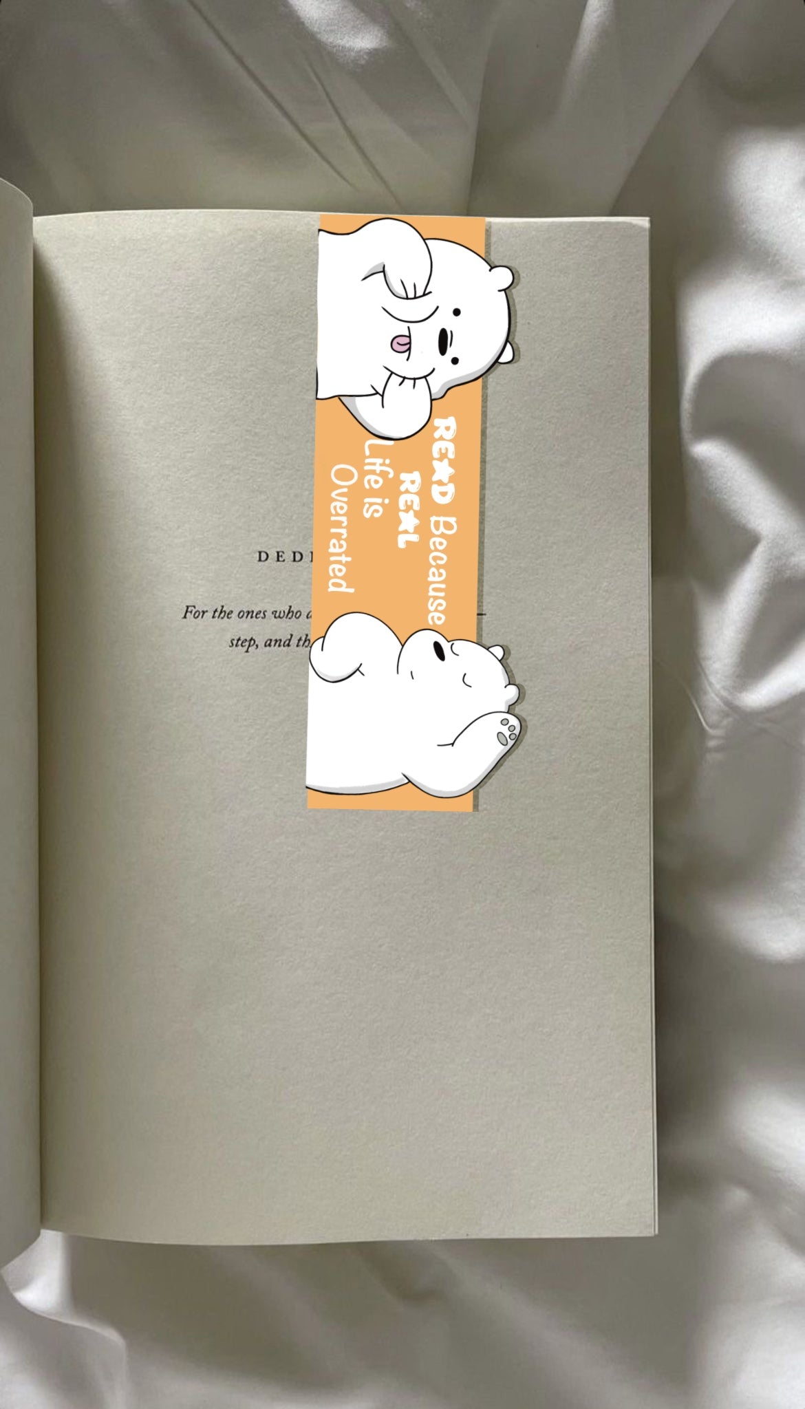 Polar Bear Magnetic Bookmark