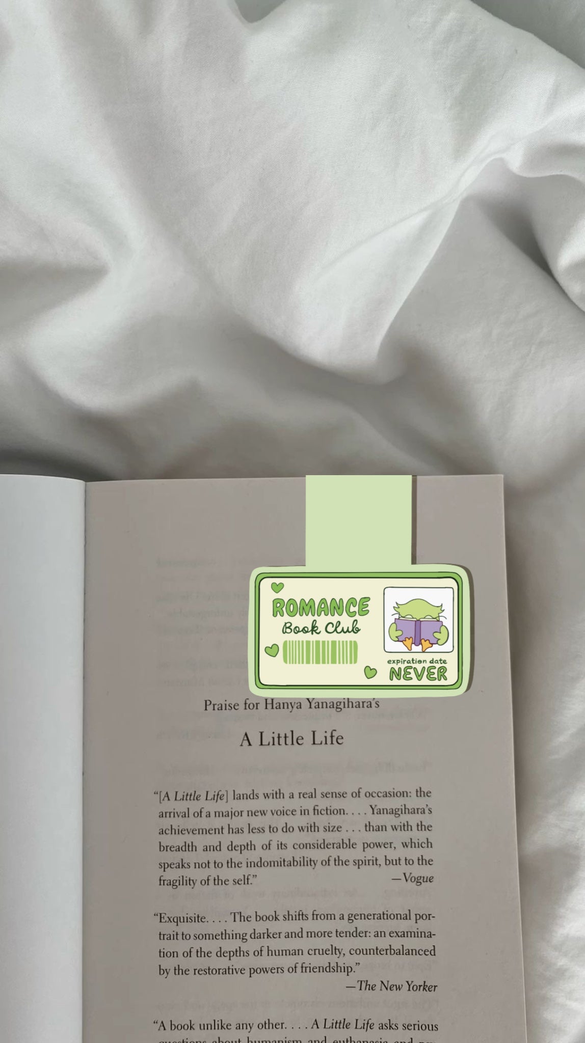 Owl's Library Card Magnetic Bookmark