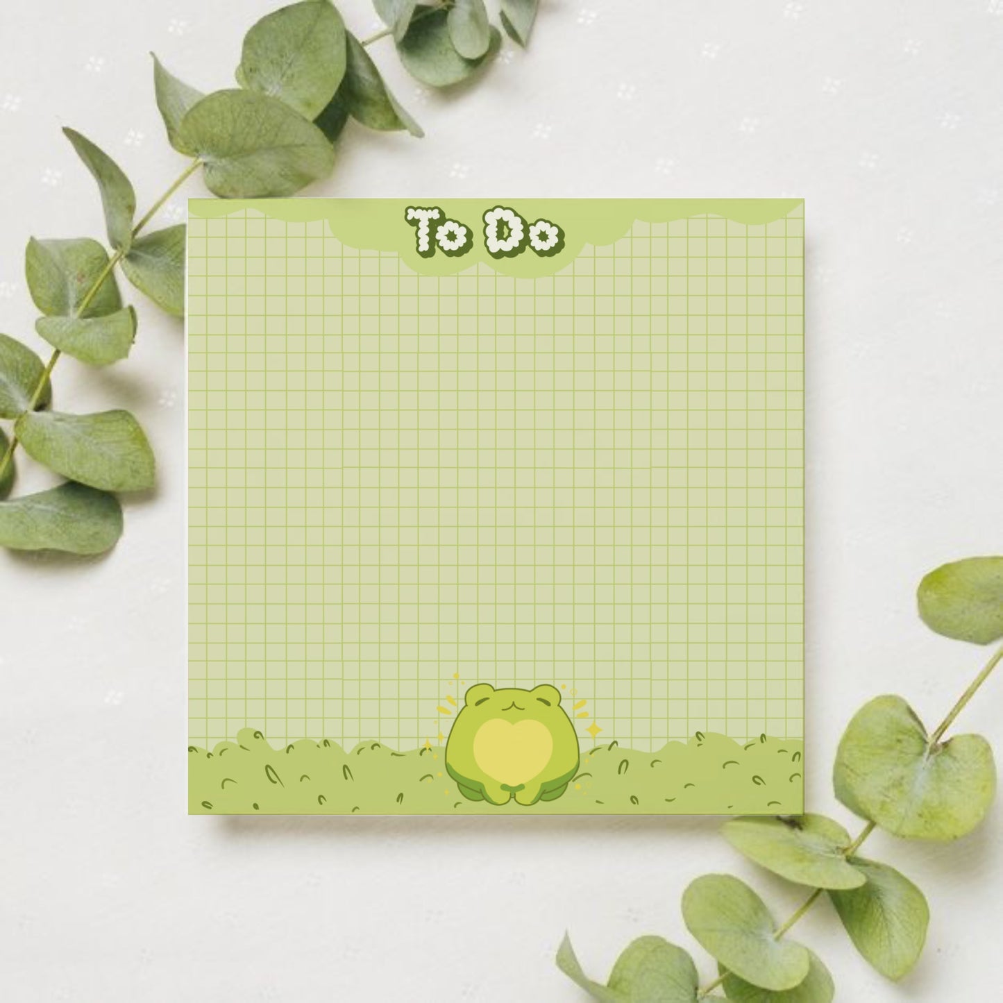 Froggy magnetic notepad
