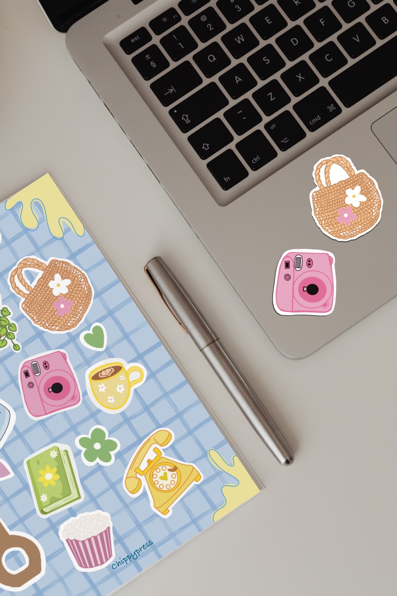 Cozy essentials stickers sheet