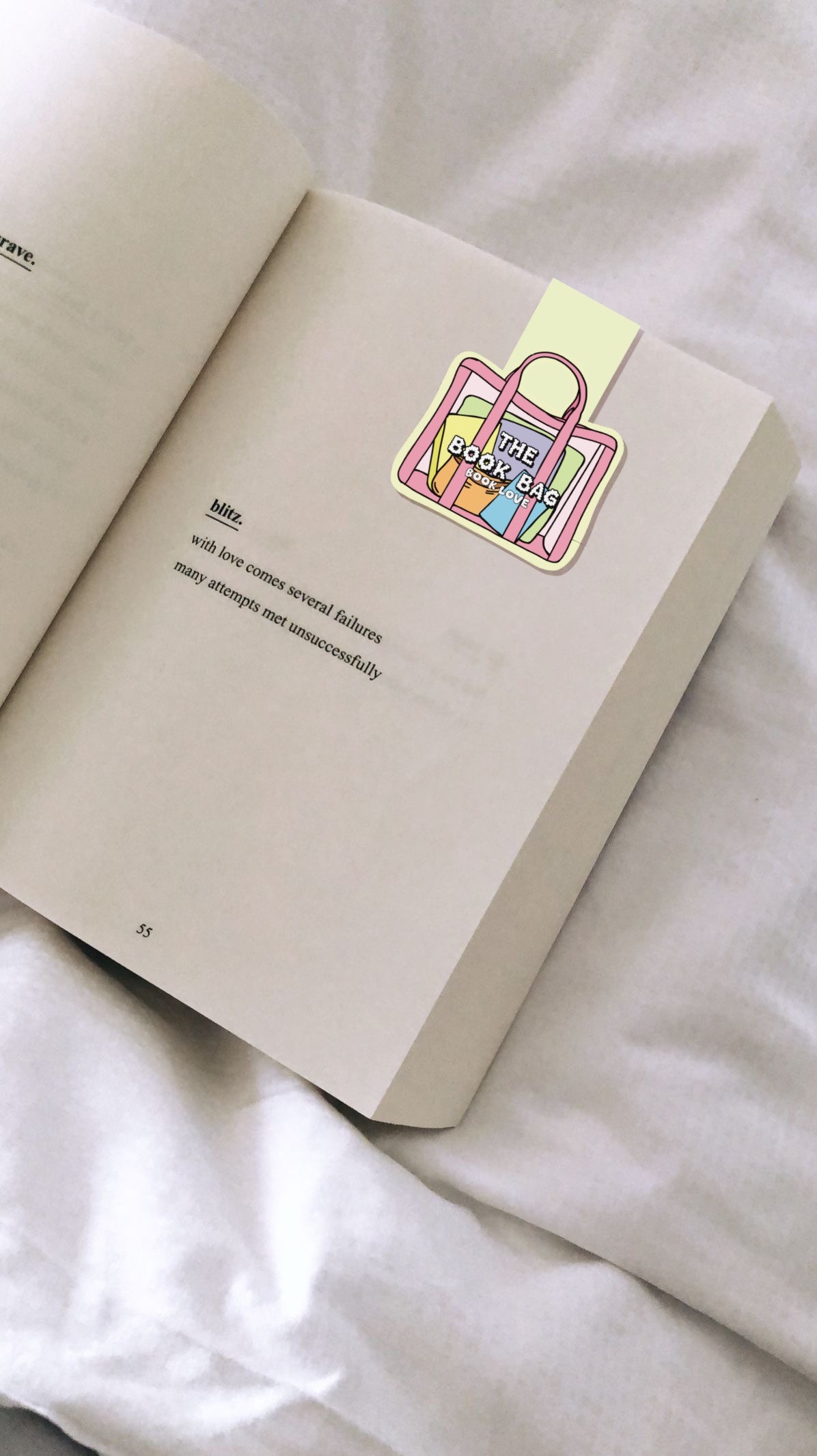 The Book Bag Magnetic Bookmark